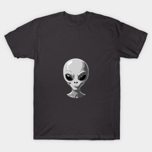 Grey Alien toon T-Shirt
